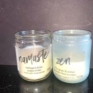 NWT NAMASTE &/or ZEN Candles (1 or Both)